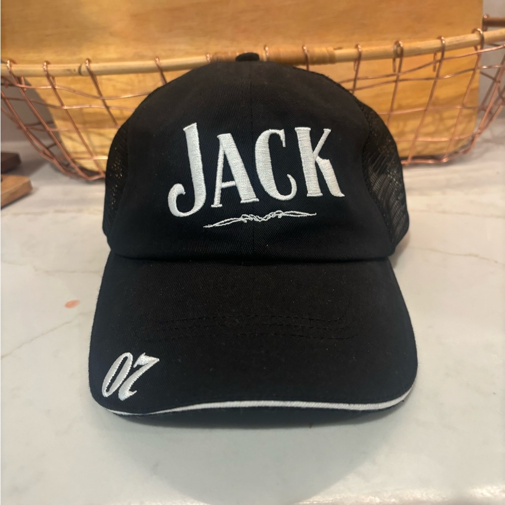 Jack Daniel’s Whiskey 07 Black Cap with White Embroidery